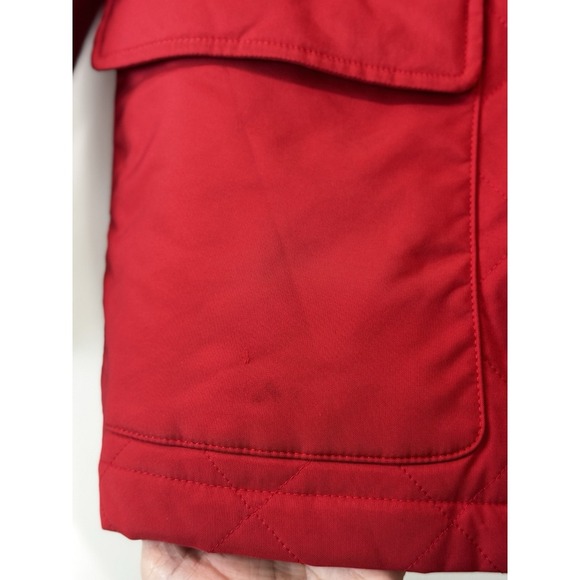 LORO PIANA Quilted Jacket Pinkish/Red Made In Italy Women's 44 - Picture 14 of 14